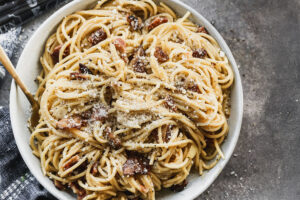 Spaghetti Carbonara, Easy Bacon Carbonara