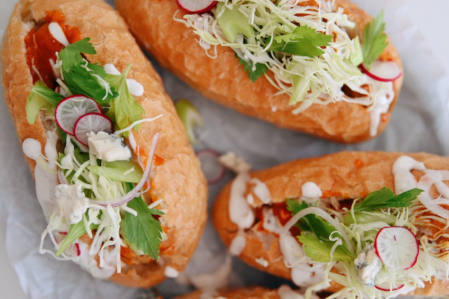 Buffalo Chicken Meatball Sub Sandwiches - Recipes | Jones Dairy Farm