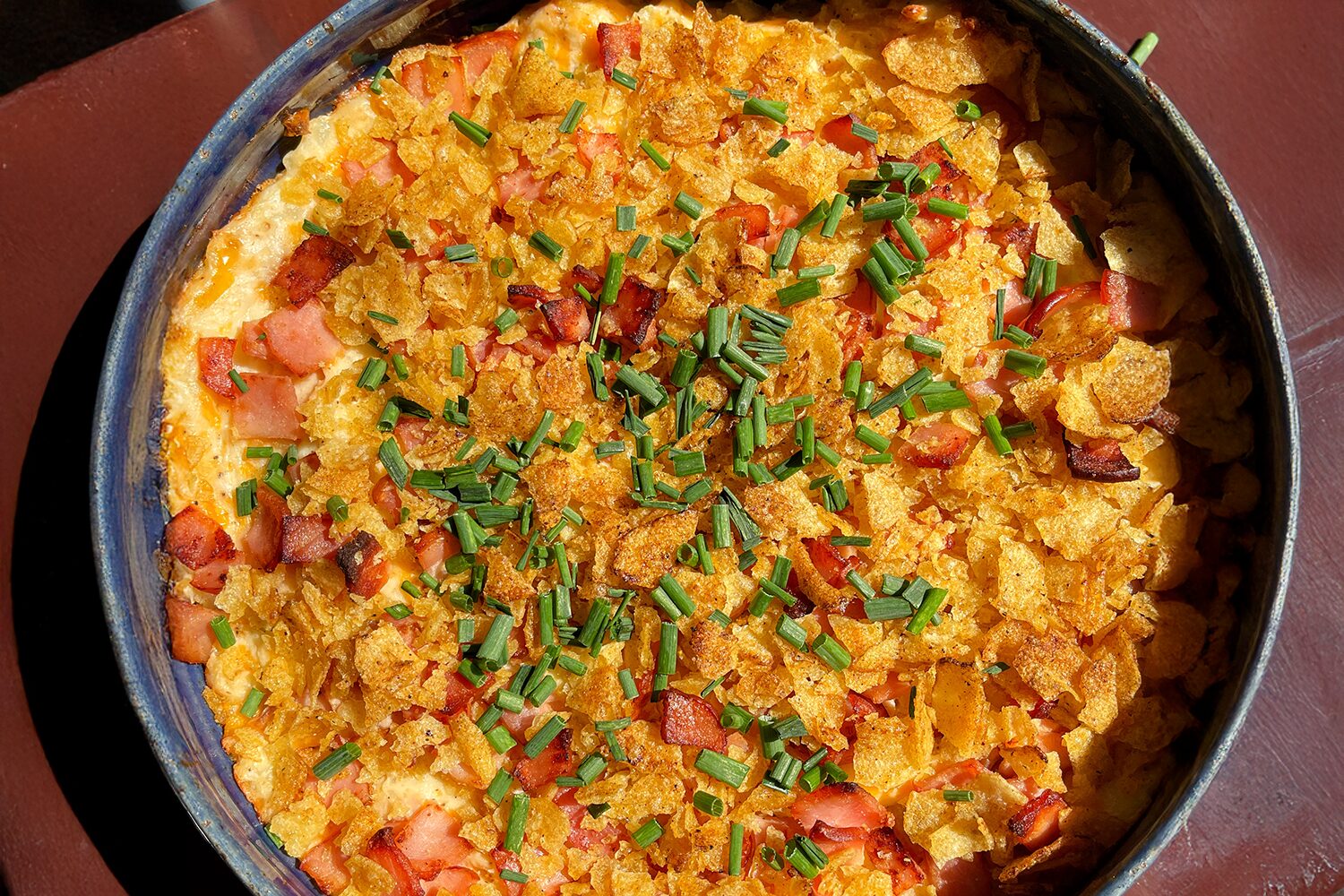 Loaded Baked Potato Dip with Canadian Bacon | Jones Dairy Farm