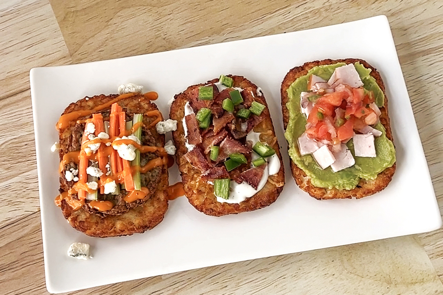 Air Fryer Loaded Hashbrowns | Jones Dairy Farm