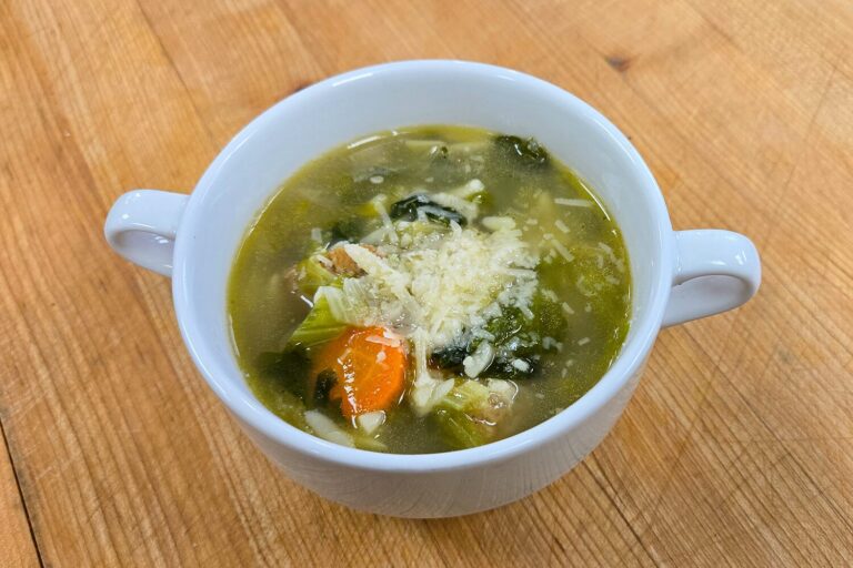 Chicken Meatball Italian Wedding Soup, Jones Dairy Farm Chicken Meatballs, Foodservice Recipe, Food Service Recipe