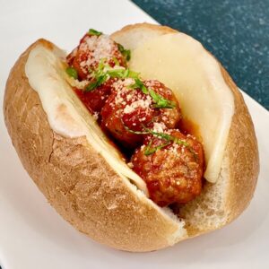 Jones Dairy Farm's Child Nutrition Offerings for Schools, CN, Student Lunch, Foodservice, Menu Ideas, Child Nutrition Sausage, Poultry Sausage for Schools, School Meals, Child Nutrition Offerings, Chicken Meatball Parmesan Sub, School Menu Ideas, k12, k-12 menu ideas