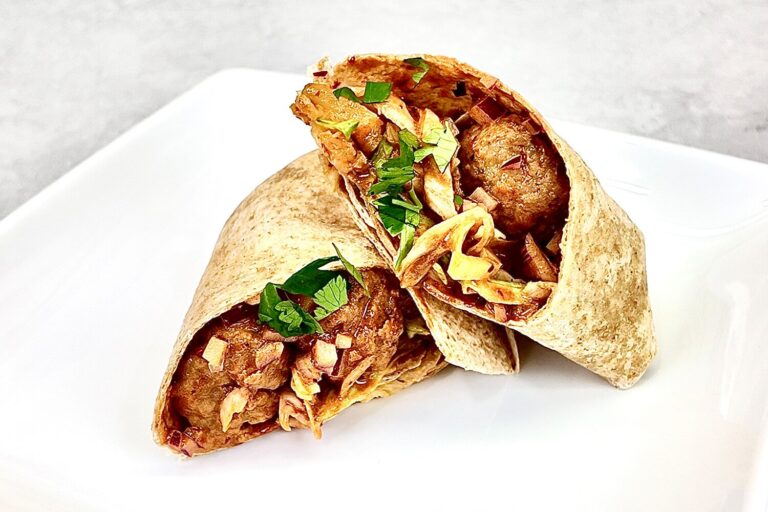 Jones Dairy Farm Chipotle Chicken Meatball Burrito, foodservice recipe, school recipe, CN recipe, Child Nutrition, healthy recipe for schools