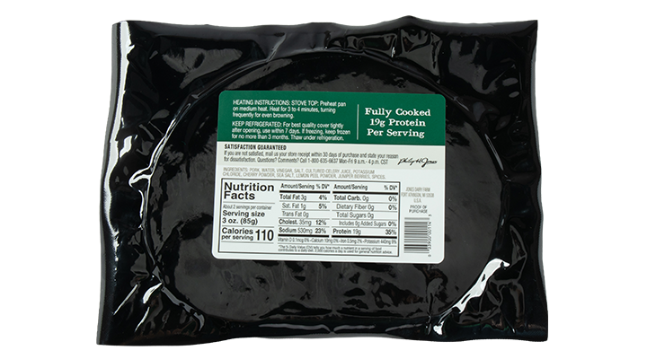 No Antibiotics Ever Heritage Uncured Ham Steak, Jones Ham Steak, Hickory Smoked Ham Steak, All Natural Ham Steak