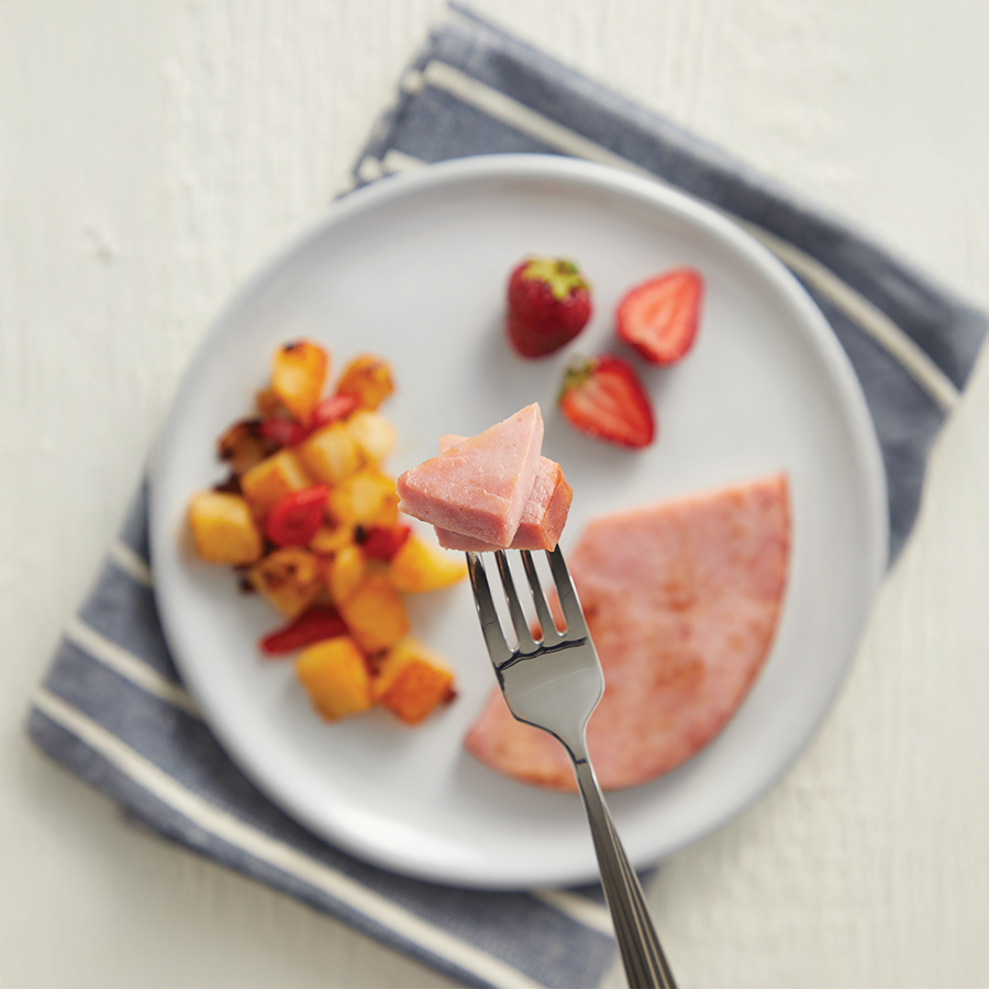 No Antibiotics Ever Heritage Uncured Ham Steak, Jones Ham Steak, Hickory Smoked Ham Steak, All Natural Ham Steak