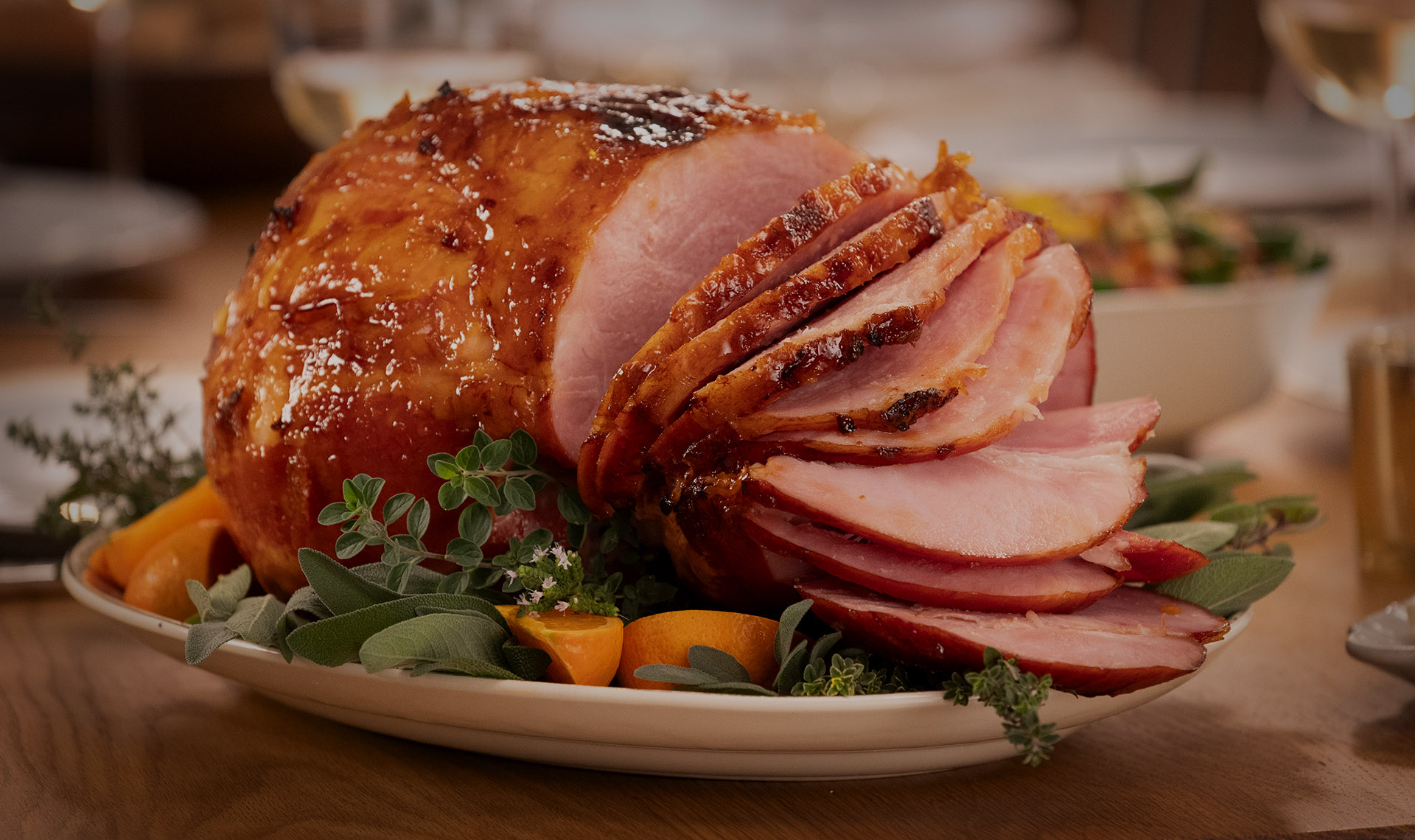 Hickory Smoked Ham Whole Bone-in Ham and Half Hams, buy Jones ham, Ham for the holidays