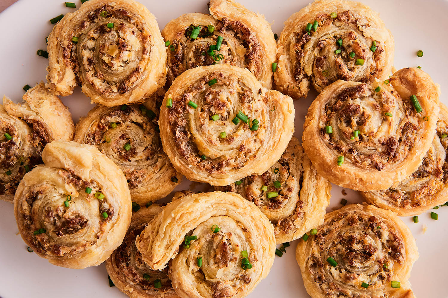 Sausage & Gruyere Pinwheels