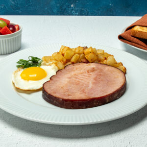 Ham Steak Breakfast Plate, how to cook ham steak, how to use ham steak, ham steak recipes