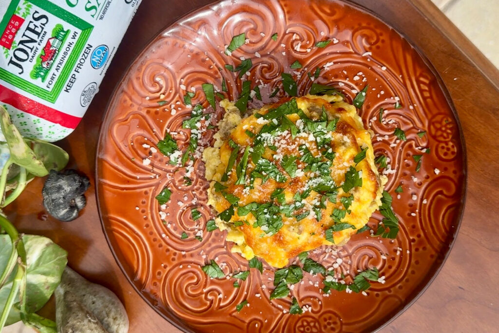 Single Serve Sausage Breakfast Casserole, An Easy, Oven-Baked Breakfast Casserole for One