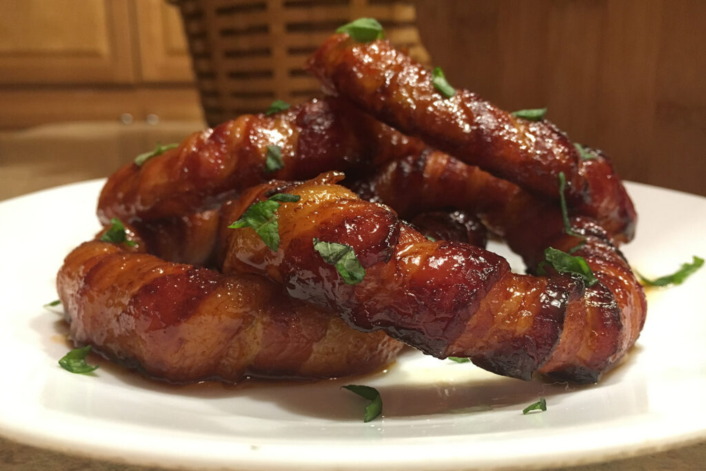 Bacon Wrapped Onion Rings