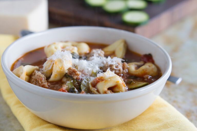 Sausage and Tortellini Soup