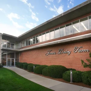 Jones Dairy Farm corporate office building in Fort Atkinson, Wisconsin